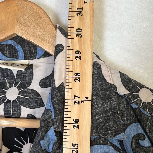 Vintage Hawaiian Go Barefoot short sleeve Button up Shirt USA Made - Mens Large - Picture 3 of 6